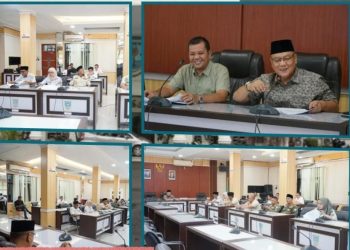 Bapemperda Kota Jambi membahas lanjutan  Ranperda Tibum dan Linmas. FOTO: IST