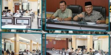 Bapemperda Kota Jambi membahas lanjutan  Ranperda Tibum dan Linmas. FOTO: IST