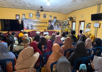Suasana Reses Ivan Wirata di Desa Tebat Patah Kecamatan Taman Rajo. FOTO: UCUP