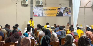 Suasana Reses Ivan Wirata di Desa Mendalo. FOTO: UCUP