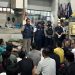 Pengarahan Kanwil Ditjenpas Jambi Irwan Rahmat Gumilar di blok hunian. FOTO: IST