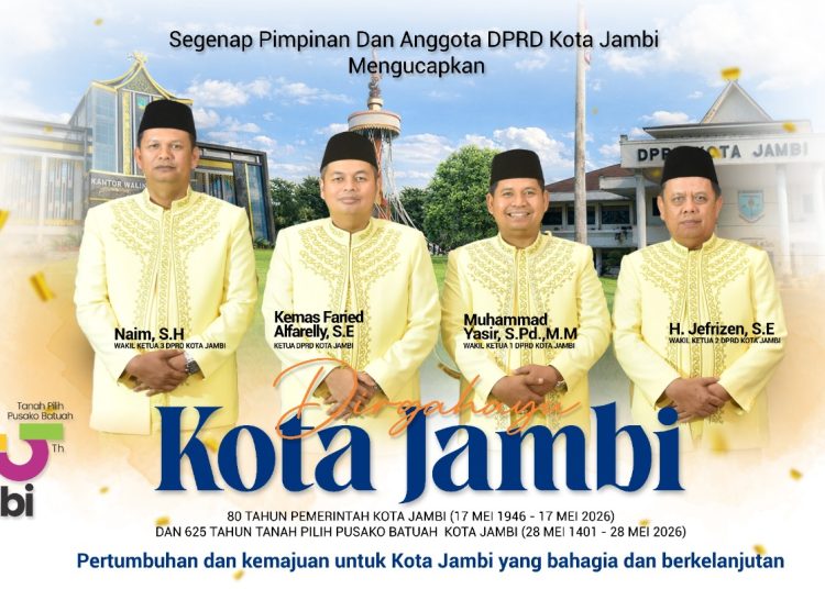 Pimpinan DPRD Kota Jambi. FOTO: IST 