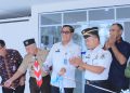 Kanwil Ditjenpas Jambi Irwan Rahmat Gumilar bersama Stafsus Kemenimipas, Abdullah Rasyid saat meresmikan koperasi Siginjai. FOTO: IST