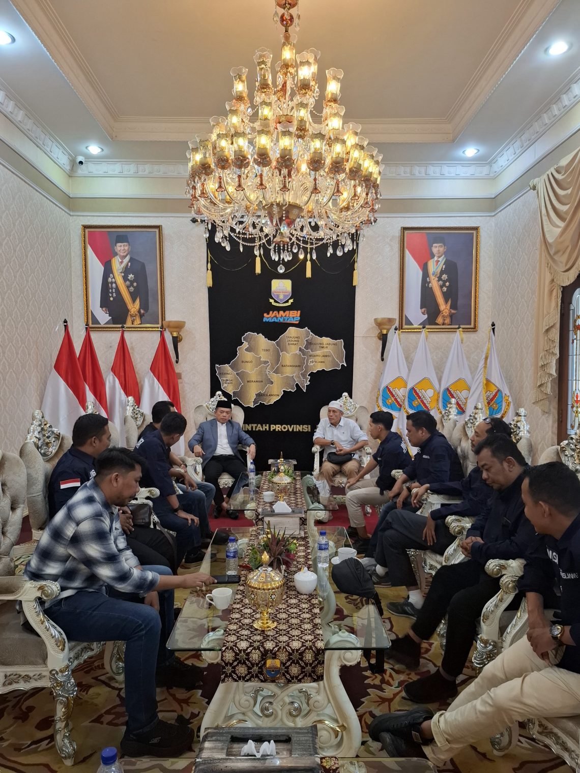 Suasana Pertemuan JMSI Jambi dengan Gubernur Al Haris. FOTO: IST
