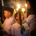Semarak Pawai Obor Peringati 1 Muharram di Sungai Penuh. FOTO: NURUL