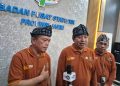 Gubernur Jambi, Al Haris, Wakil Kepala BPS RI, dan Kepala BPS Provinsi Jambi usai pencanangan sensus ekonomi Jambi. FOTO: IST