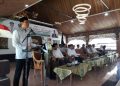 Kata sambutan dari Bupati Batang Hari saat menyambut kepulangan jamaah haji. FOTO: IST