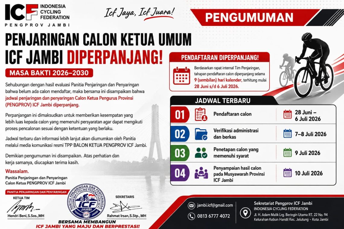 Sepi peminat, pendaftaran resmi diperpanjang hingga Juli mendatang. FOTO: IST