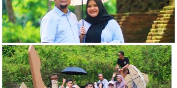 Ivan Wirata saat mengunjungi Candi Muaro Jambi sebagai salah satu lokasi wisata dan cagar budaya . FOTO: UCUP