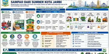 Matriks yang menunjukkan inovasi pengurangan sampah di Kota Jambi. FOTO: IST