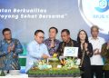 Puncak perayaan HUT ke 58 tahun BPJS kesehatan di kantor pusat. FOTO: IST