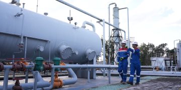 Keberhasilan monetisasi gas Lapangan Sengeti menjadi tonggak kebangkitan penjualan gas Pertamina EP di Jambi setelah hampir satu dekade sekaligus membuka jalan pengembangan potensi stranded gas untuk mendukung ketahanan energi nasional. FOTO: IST