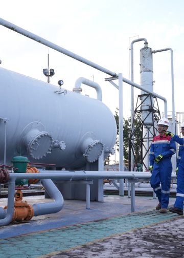 Keberhasilan monetisasi gas Lapangan Sengeti menjadi tonggak kebangkitan penjualan gas Pertamina EP di Jambi setelah hampir satu dekade sekaligus membuka jalan pengembangan potensi stranded gas untuk mendukung ketahanan energi nasional. FOTO: IST