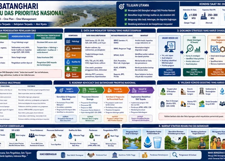 MTI Jambi Dorong DAS Batanghari Masuk Prioritas Nasional. FOTO: IST 