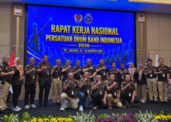 Pengprov PDBI Jambi saat mengikuti Rakernas di Jakarta. FOTO: IST