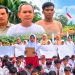 Depati Orik menjelaskan situasi bahwa tidak ada pemugaran sekolah walaupun ada eksekusi. FOTO: LAN
