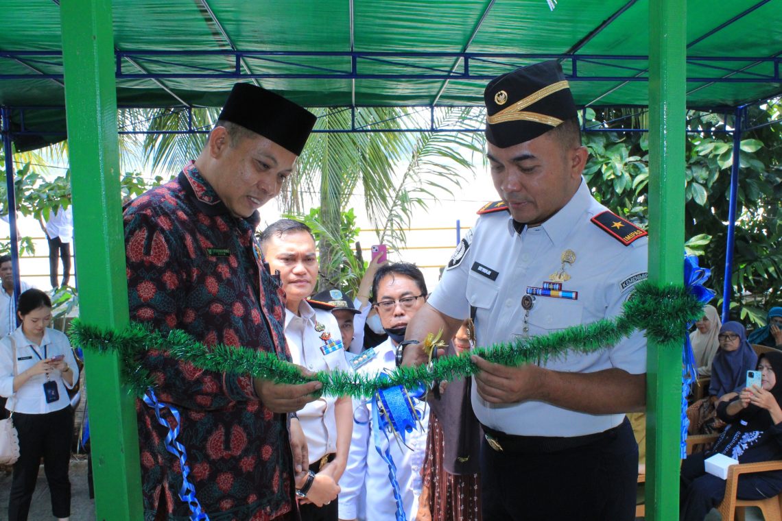 Peresmian rumah ke 8 buah hasil dari kolaborasi yang apik antara Ditjenpas Jambi dengan BAZNAS Jambi. FOTO: IST
