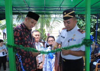Peresmian rumah ke 8 buah hasil dari kolaborasi yang apik antara Ditjenpas Jambi dengan BAZNAS Jambi. FOTO: IST