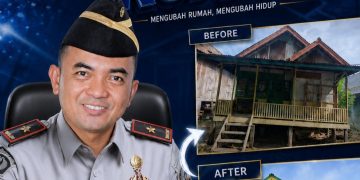 Sembilan rumah tidak layak telah direnovasi hingga menjadi layak huni oleh Ditjenpas Jambi berkolaborasi dengan BAZNAS. FOTO: IST