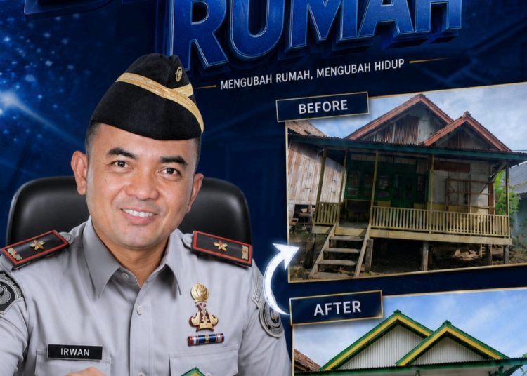 Sembilan rumah tidak layak telah direnovasi hingga menjadi layak huni oleh Ditjenpas Jambi berkolaborasi dengan BAZNAS. FOTO: IST 