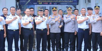Perkuat Sinergi Keamanan, Kakanwil Ditjenpas Jambi Sambut Audiensi Kapolresta. FOTO: IST
