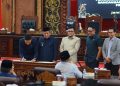 DPRD Provinsi Jambi saat mengesahkan perubahan KUA-PPAS TA 2026. FOTO: UCUP