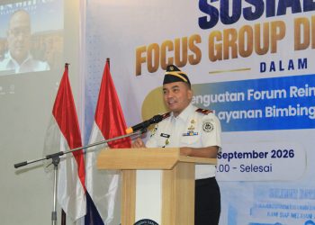 Kanwil Ditjenpas Jambi menyampaikan kata sambutan. FOTO: IST