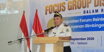 Kanwil Ditjenpas Jambi menyampaikan kata sambutan. FOTO: IST
