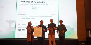 Pegadaian Kembali Raih ISO 22301:2019, Bukti Komitmen Jaga Keberlangsungan Layanan Masyarakat. FOTO: IST
