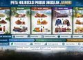 Peta hilirisasi produk unggulan di Provinsi Jambi. FOTO: IST