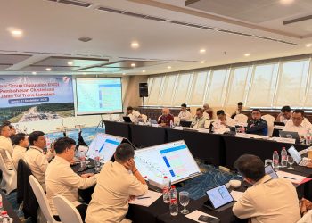 FGD yang dihadiri oleh ketua MTI Jambi, unsur pengambil kebijakan, BPJT, kementerian PU dan Hutama Karya. FOTO: UCUP
