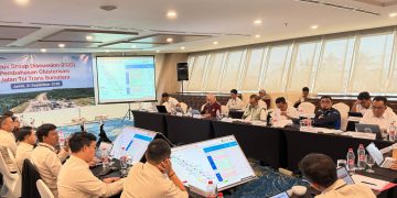 FGD yang dihadiri oleh ketua MTI Jambi, unsur pengambil kebijakan, BPJT, kementerian PU dan Hutama Karya. FOTO: UCUP