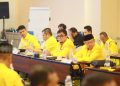 Sekretaris DPD I Partai Golkar Provinsi Jambi Ivan Wirata saat menghadiri Rakornis Golkar di Palembang. FOTO: UCUP