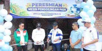 Dari Lapas untuk Kemandirian Pangan, Mesin Penggilingan Padi Diresmikan Kakanwil Ditjenpas Jambi. FOTO : IST