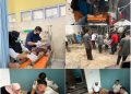 Proses serah terima dan pemulangan jenazah warga binaan lapas Jambi kepada keluarga. FOTO: IST