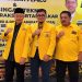 Ketua, Sekretaris dan Kepala Sekretariat Golkar Provinsi Jambi. FOTO: UCUP