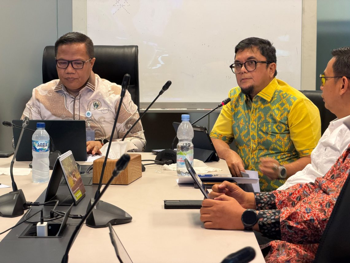 Konsultasi komisi III DPRD Provinsi Jambi ke Gakkum dan LH. FOTO: UCUP