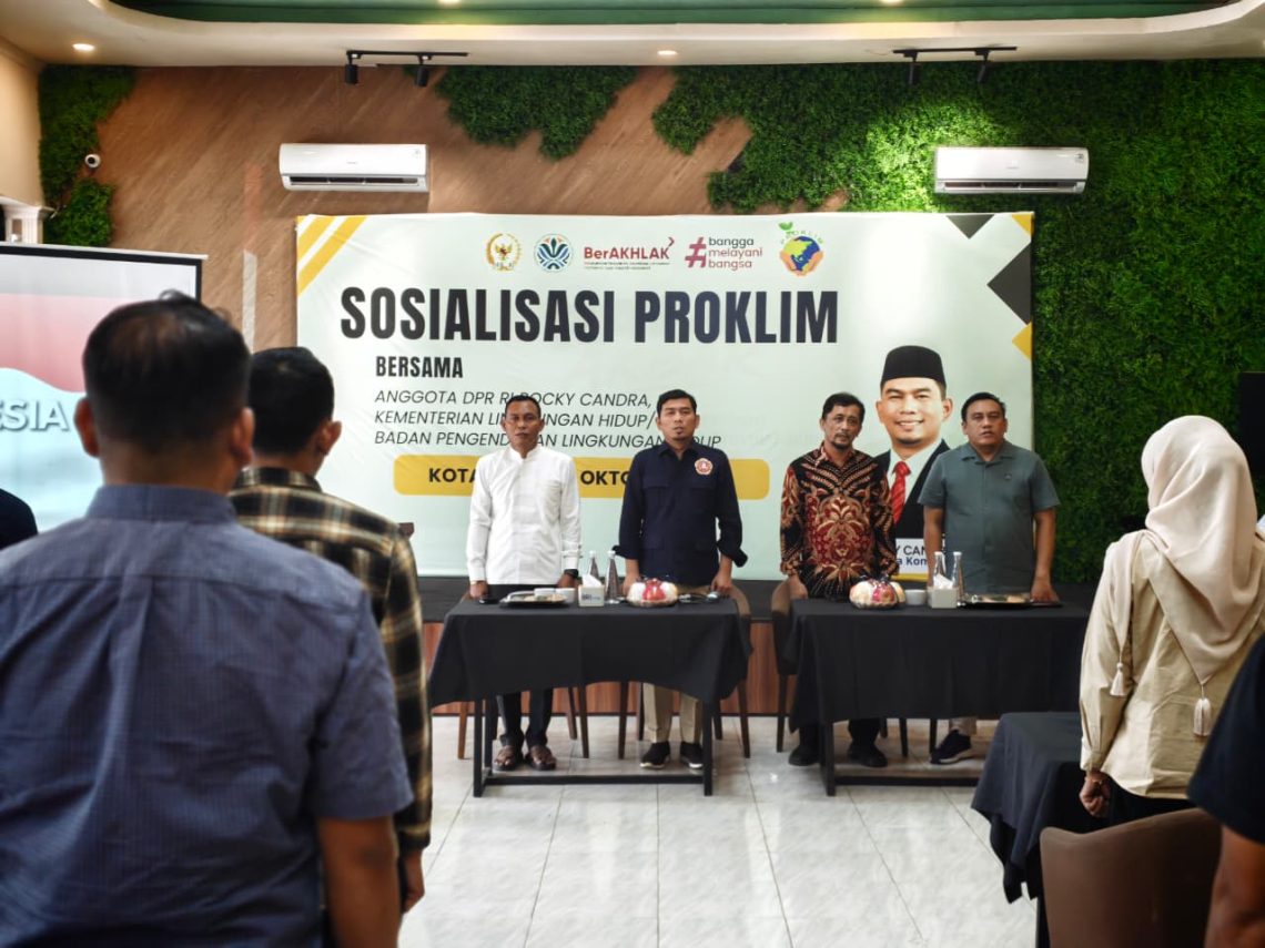 Rocky Candra Dorong ProKlim Jambi Perkuat Ketahanan Pangan dan Lingkungan. FOTO: IST