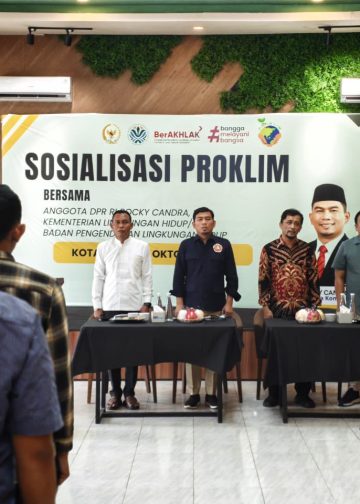 Rocky Candra Dorong ProKlim Jambi Perkuat Ketahanan Pangan dan Lingkungan. FOTO: IST